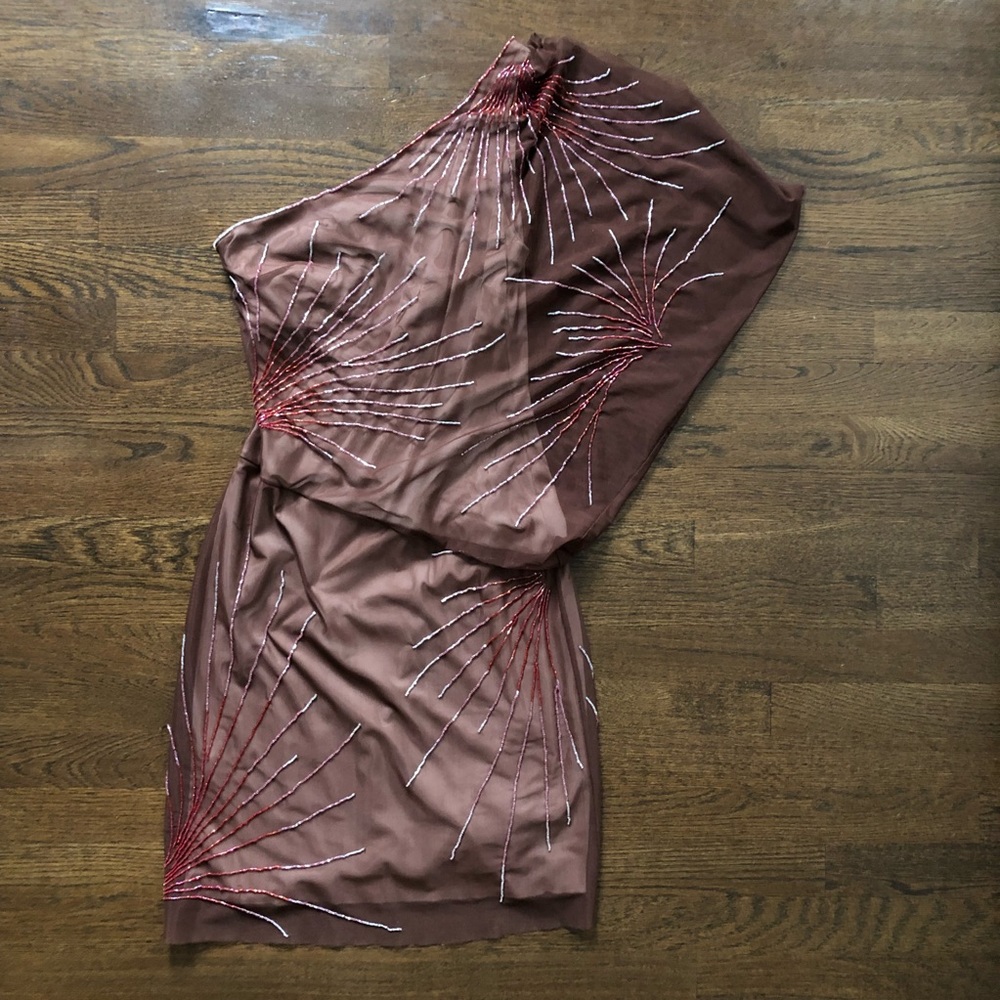 BCBG asymmetrical dress